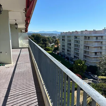 Splendid T6 Panoramic Sea View Free Parking Cagnes-sur-Mer
